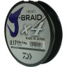 Шнур DAIWA J-Braid X4 0,13мм 135м Dark green 12741-013