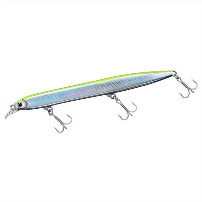 Воблер DIAWA MORETHAN HISOKA 120F-SSR ADEL CHART BACK BLACK BELLY 07403421